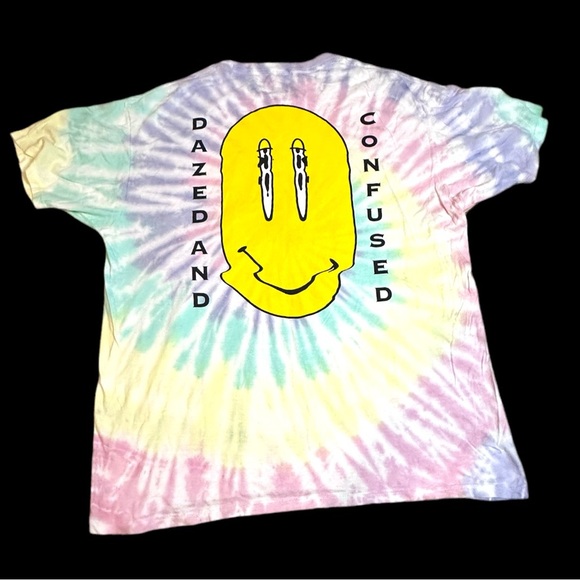 NWT JOURNEYS Dazed and Confused Pastel Swirl Tie Dye T-Shirt. Size Large ✌️☮️ - Picture 3 of 8